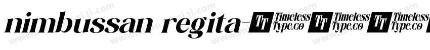 nimbussan regita字体转换